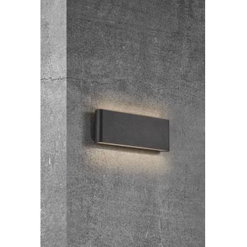 Nordlux - Aplique LED para exterior KINVER LED/10W/230V IP54 negro