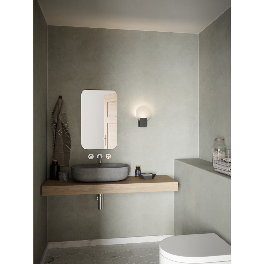 Nordlux - Aplique LED regulable para baño HESTER LED/9,5W/230V IP44