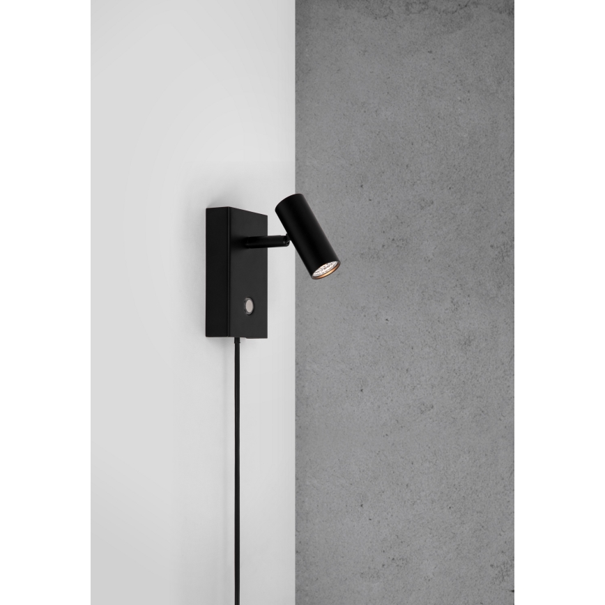 Nordlux - Foco de pared LED regulable OMARI LED/3,2W/230V negro