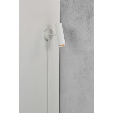 Nordlux - Foco de pared MIB 1xGU10/8W/230V blanco