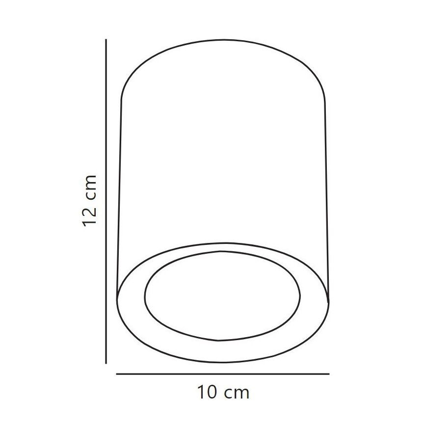 Nordlux - Foco LED FALLON LONG LED/5,5W/230V negro