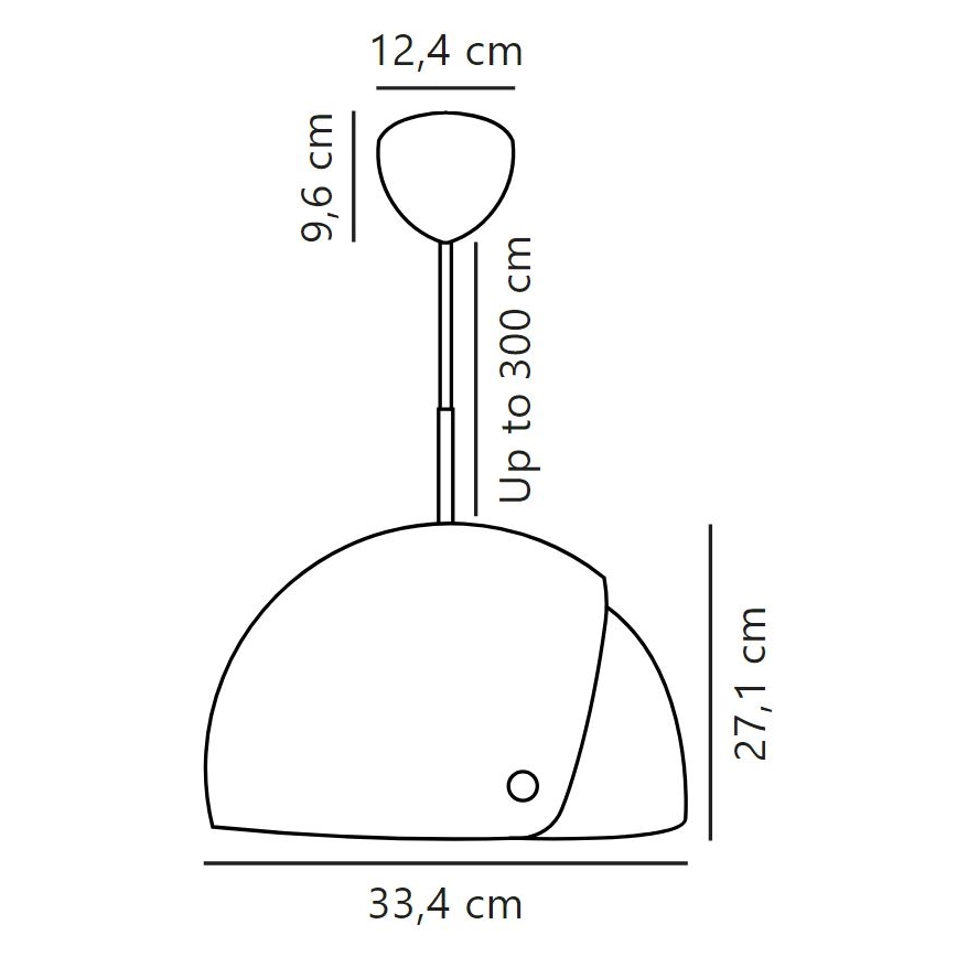 Nordlux - Lámpara colgante ALIGN 1xE27/15W/230V blanco