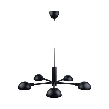 Nordlux - Lámpara colgante NOMI 5xE14/8W/230V negro