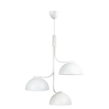 Nordlux - Lámpara colgante TULLIO 3xE14/25W/230V blanco