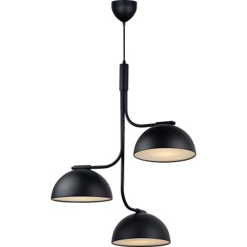 Nordlux - Lámpara colgante TULLIO 3xE14/25W/230V negro