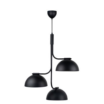 Nordlux - Lámpara colgante TULLIO 3xE14/25W/230V negro