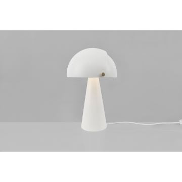 Nordlux - Lámpara de mesa ALIGN 1xE27/25W/230V blanco