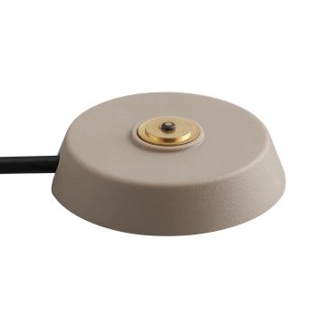 Nordlux - Lámpara de mesa de exterior recargable y regulable ELLEN LED/2,8W/3,7V IP44 beige