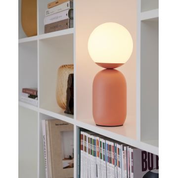 Nordlux - Lámpara de mesa NOTTI 1xE14/25W/230V marrón