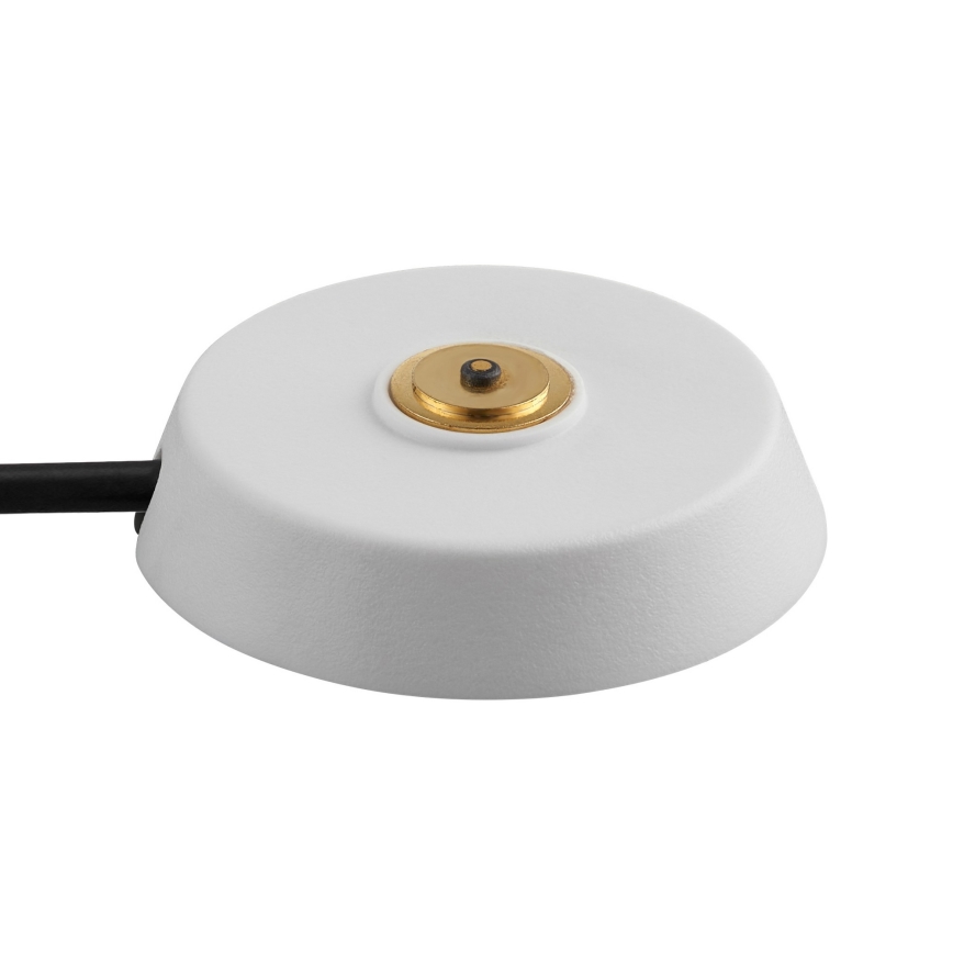 Nordlux - Lámpara de mesa LED exterior recargable y regulable ELLEN LED/2,8W/3,7V IP44 blanco