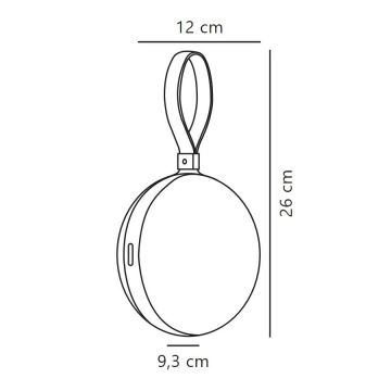 Nordlux - Lámpara LED portátil de exterior regulable BRING TO-GO LED/1W/5V IP54 verde