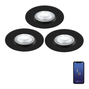 Nordlux - SET 3x LED RGB Lámpara empotrable regulable para el baño DON SMART LED/4,7W/230V 2200-6500K IP65