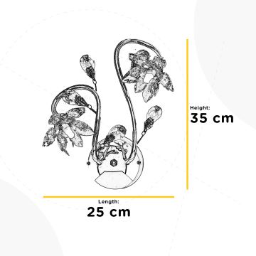 ONLI - Aplique NINFEA 2xG9/6W/230V