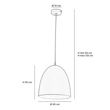 ONLI - Lámpara colgante AMBETA 1xE14/6W/230V amarillo