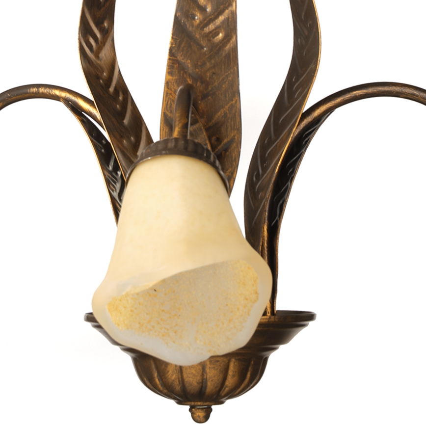 ONLI - Lámpara colgante con cadena ALGA 3xE14/6W/230V bronce