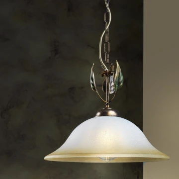 ONLI - Lámpara colgante con cadena MIRA 1xE27/22W/230V diá. 40 cm