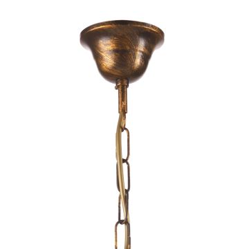 ONLI - Lámpara colgante con cadena MIRA 1xE27/22W/230V diá. 40 cm