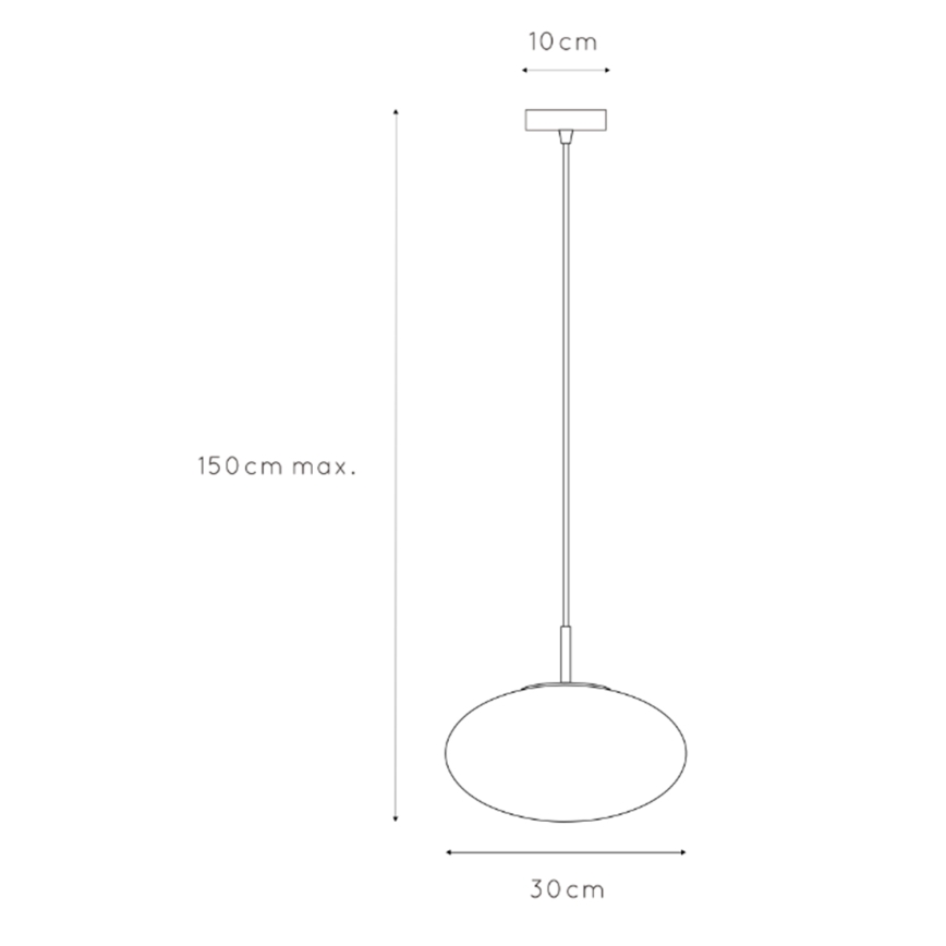 ONLI - Lámpara colgante JANET 1xE27/6W/230V diá. 30 cm