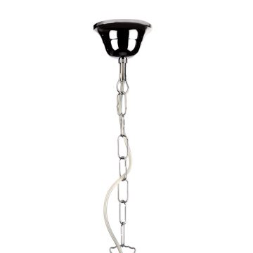 ONLI - Lámpara de araña con cadena PIOGGIA 1xE27/22W/230V cromo