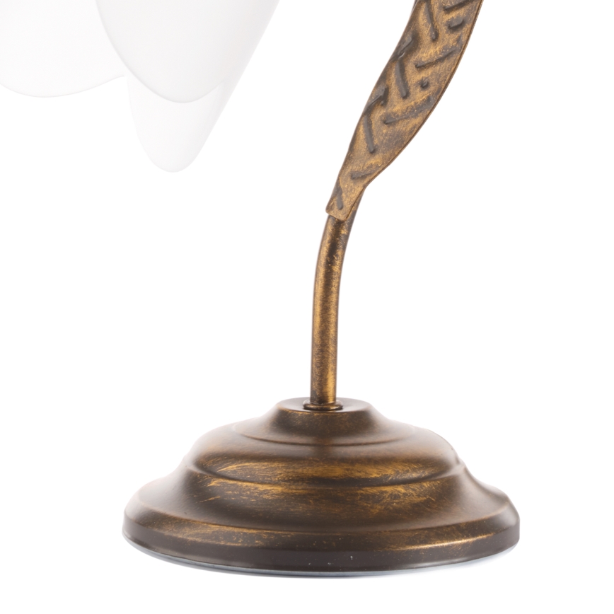 ONLI - Lámpara de mesa DOPPIO GIRO 1xE14/6W/230V bronce