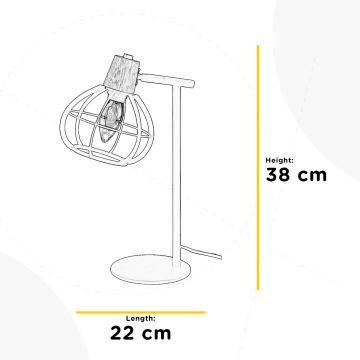 ONLI - Lámpara de mesa GINGER 1xE14/6W/230V