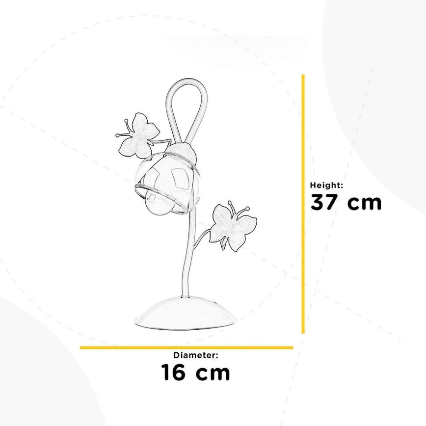 ONLI - Lámpara de mesa infantil BUTTERFLY 1xE14/6W/230V