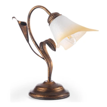 ONLI - Lámpara de mesa LUCREZIA 1xE14/6W/230V bronce