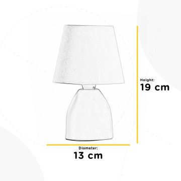 ONLI - Lámpara de mesa NANO 1xE14/6W/230V rosa 19 cm