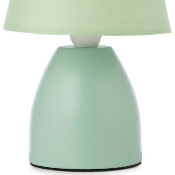 ONLI - Lámpara de mesa NANO 1xE14/6W/230V verde 19 cm