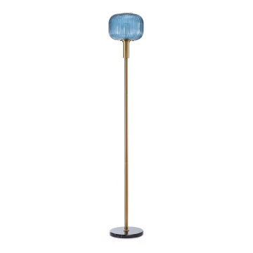 ONLI - Lámpara de pie DOROTY 1xE27/22W/230V azul/dorado