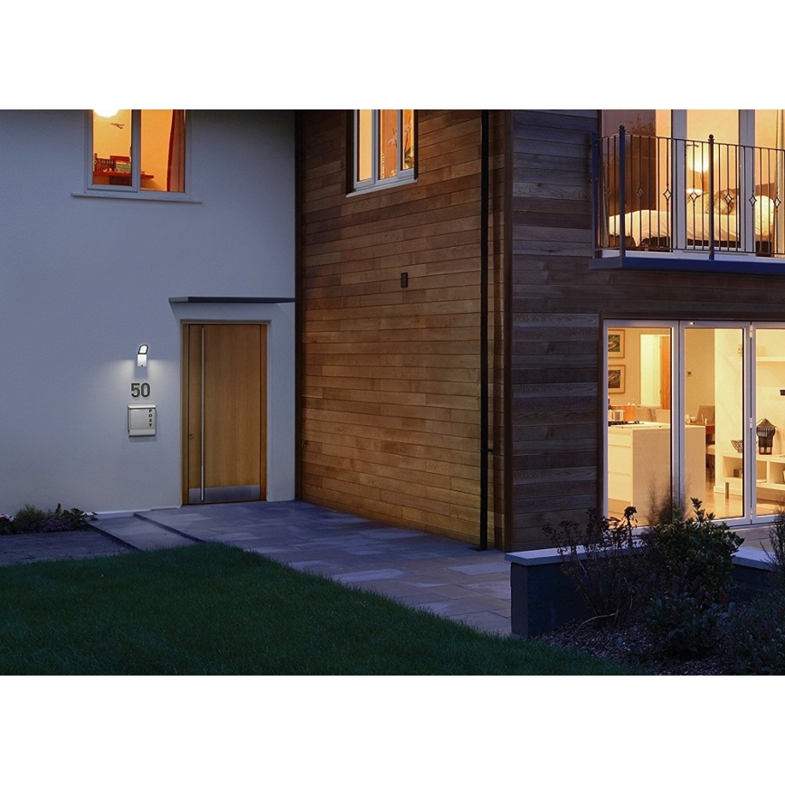 Osram - Aplique LED exterior con sensor ENDURA LED/12W/230V blanco