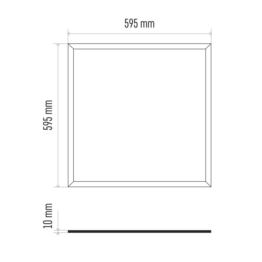 Panel LED empotrable PROFI PLUS LED/40W/230V CRI 90