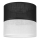 Pantalla de recambio ANDREA E27 diá. 16 cm negro/blanco