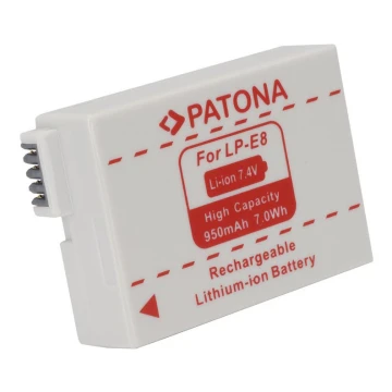 PATONA - Batería Canon LP-E8 950mAh Li-Ion