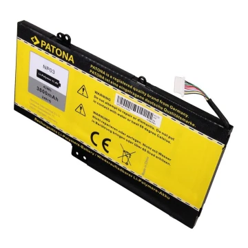 PATONA - Batería HP Pavilion 13/15 3800mAh Li-Pol 11,4V NP03XL