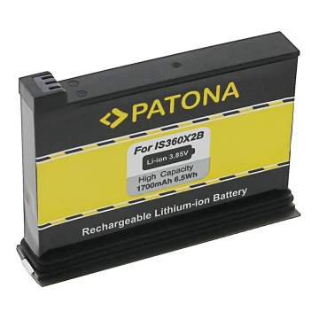 PATONA - Batería Insta 360 One X2 1700mAh Li-Ion 3,85V IS360X2B