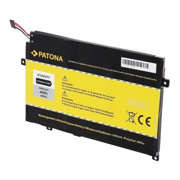 PATONA - Batería Lenovo Thinkpad E470/E475 4400mAh Li-lon 10,95V 01AV411