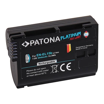 PATONA - Batería Nikon EN-EL15B 2040mAh Li-Ion Platinum