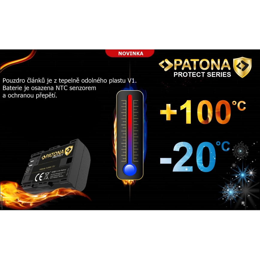 PATONA - Batería Olympus BLX-1 2400mAh Li-Ion Protect OM-1