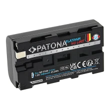 PATONA - Batería Sony NP-F550/F330/F570 3500mAh Li-Ion Platinum cargador USB-C