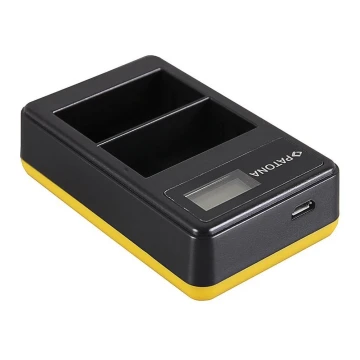 PATONA - Cargador Doble LCD Nikon EN-EL15- USB