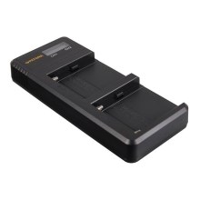 PATONA - Cargador Doble LCD Sony F550/F750/F970 - USB