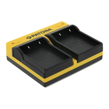 PATONA - Cargador Dual Quick Olympus BLX-1 USB OM-1