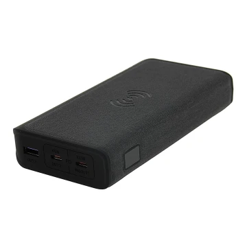 PATONA - Power Bank 20000mAh 100W Li-lon 2xUSB-C/1x USB-A con cargador QI