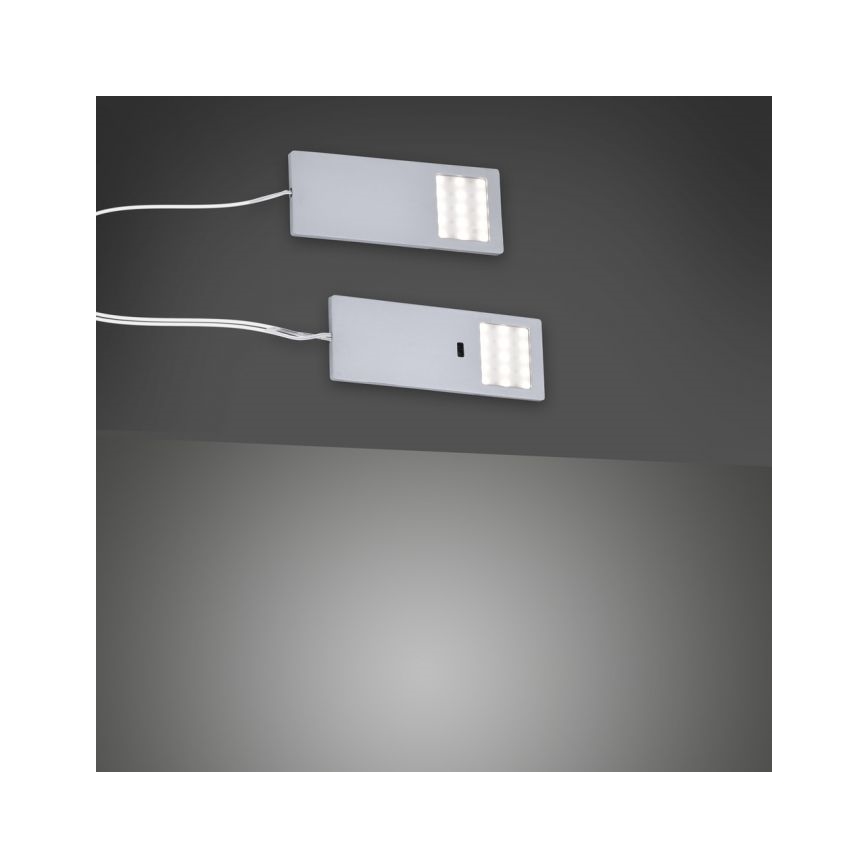 Paul Neuhaus 1121-95-2 - SET 2x LED Iluminación para muebles con sensor HELENA LED/2W/230V