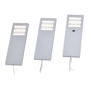 Paul Neuhaus 1121-95-3 - SET 3x LED Iluminación de muebles con sensor HELENA LED/2W/230V