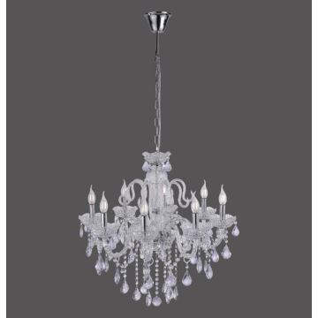 Paul Neuhaus 3081-00 - Lámpara colgante de cristal con cadena GRACIA 8xE14/40W/230V