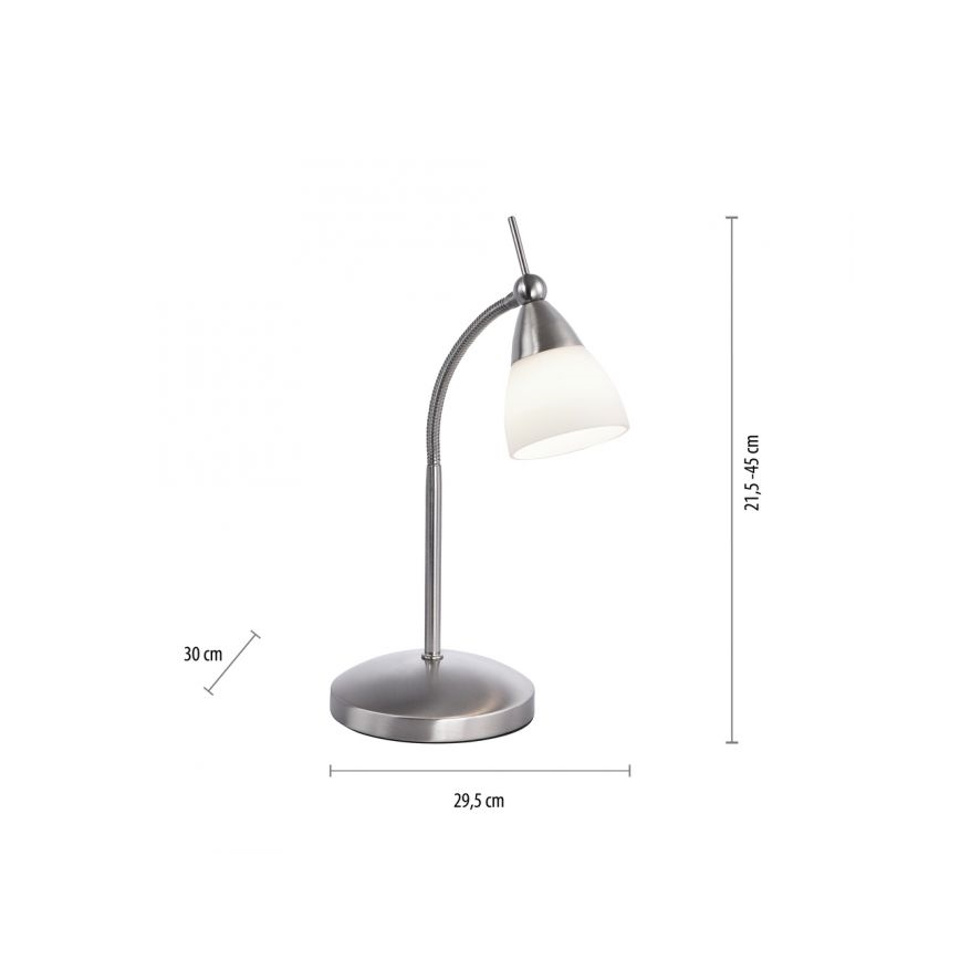 Paul Neuhaus 4001-55 -Lámpara de mesa LED regulable PINO 1xG9/3W/230V cromo mate