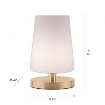 Paul Neuhaus 4146-60 - Lámpara de mesa táctil LED regulable SONJA 1xG9/3W/230V bronce