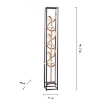 Paul Neuhaus 415-18 - LED Lámpara de pie regulable SELINA 3xLED/10,2W/230V